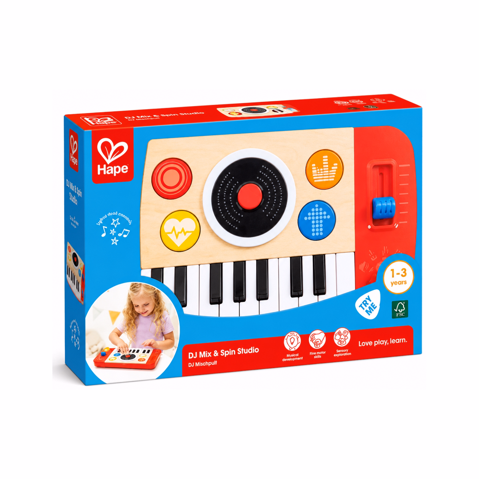 Hape Studio DJ mix et spin