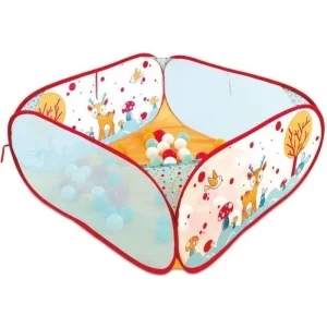 Aire de jeu – LUDI – Lapin – Pop-up et balles – Système pratique